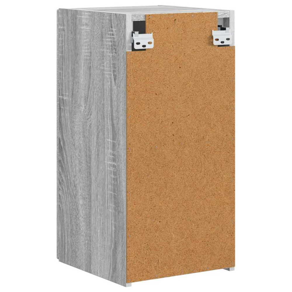Produktbild för TV Vägghylla 2 pcs Grå Sonoma 30 x 31 x 60 cm Konstruerat trä