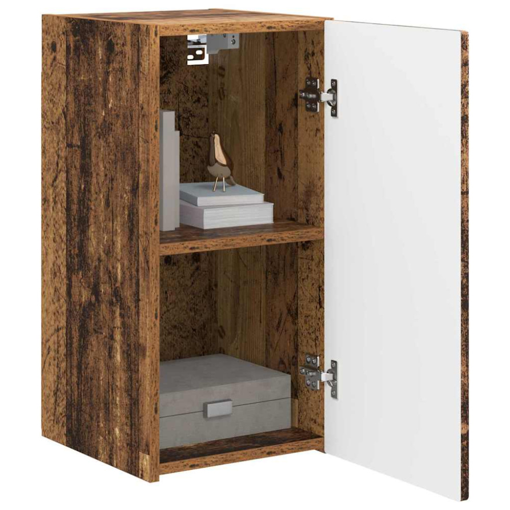 Produktbild för TV Vägghylla 2 pcs Gammalt trä 30 x 31 x 60 cm Konstruerat trä