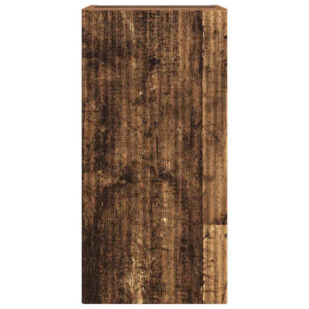 Produktbild för TV Vägghylla 2 pcs Gammalt trä 30 x 31 x 60 cm Konstruerat trä
