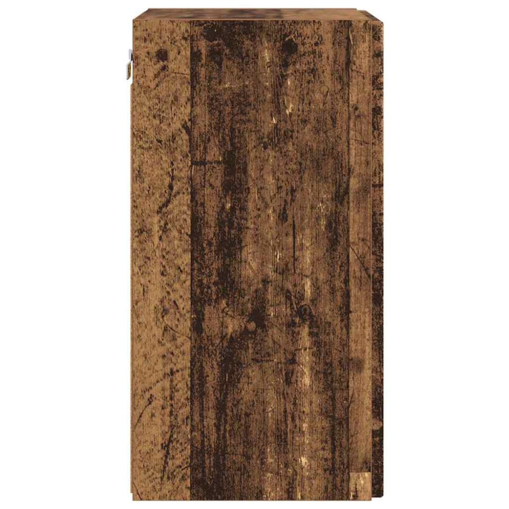 Produktbild för TV Vägghylla 2 pcs Gammalt trä 30 x 31 x 60 cm Konstruerat trä