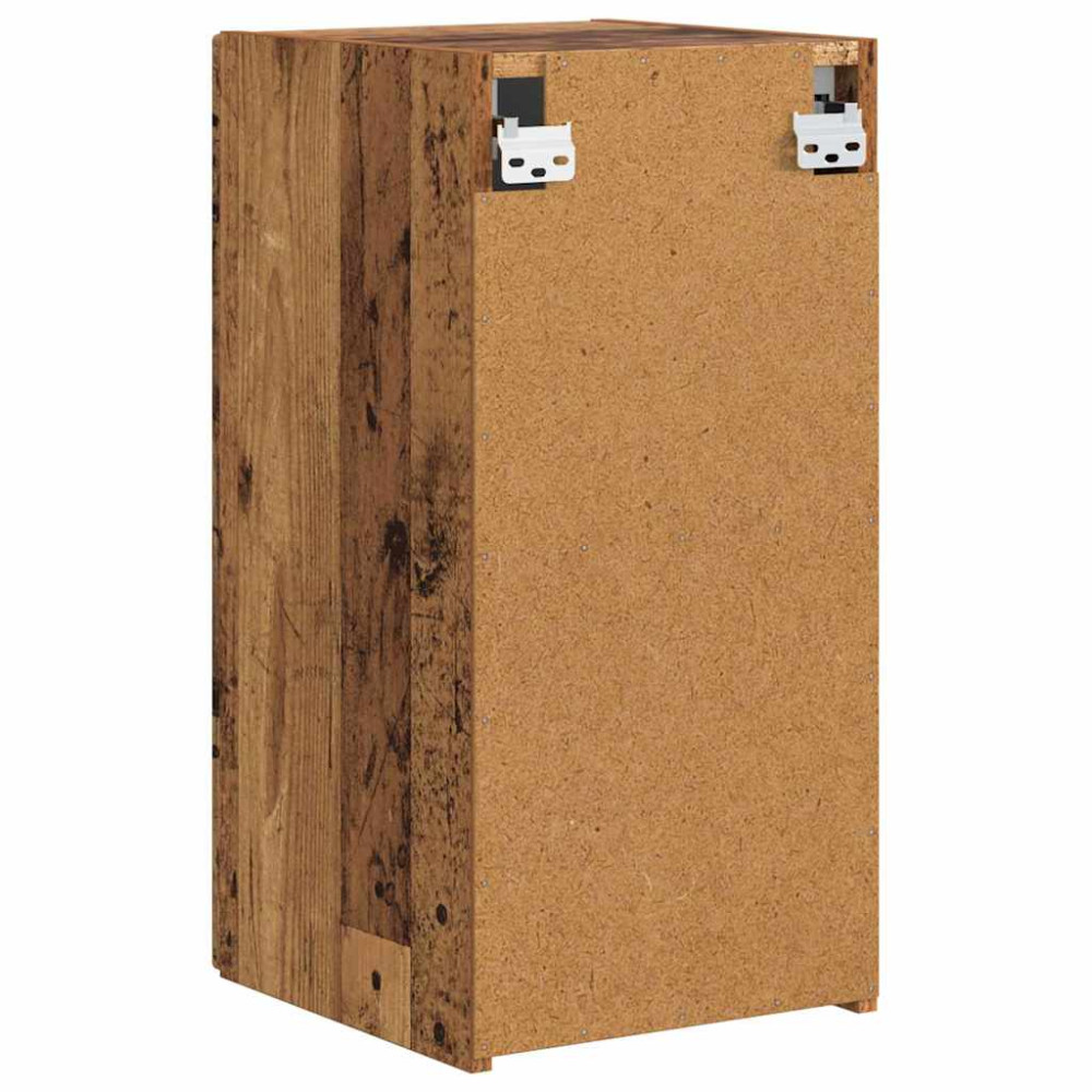 Produktbild för TV Vägghylla 2 pcs Gammalt trä 30 x 31 x 60 cm Konstruerat trä