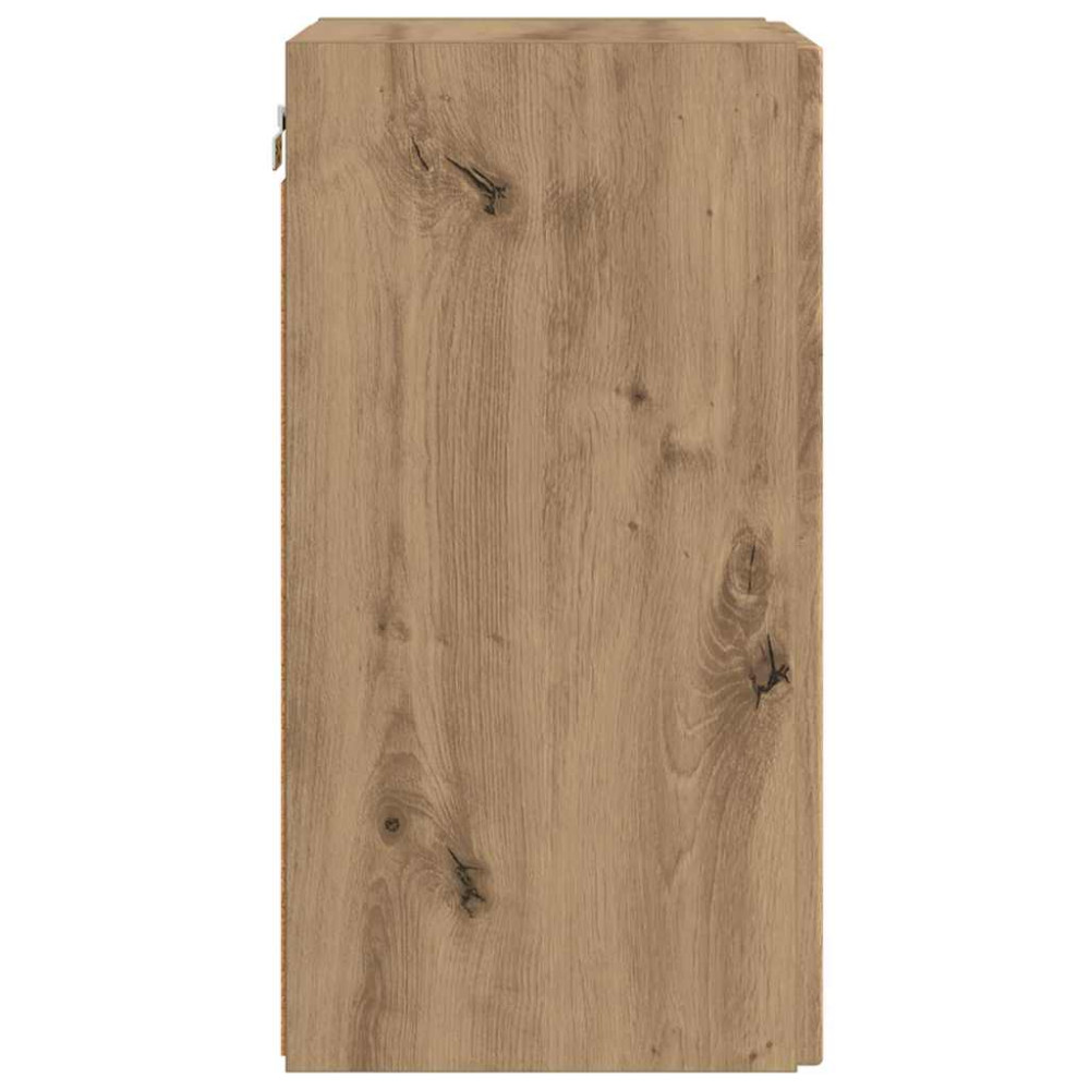 Produktbild för TV Vägghylla 30 x 31 x 60 cm Artisan Ek Konstruerat trä