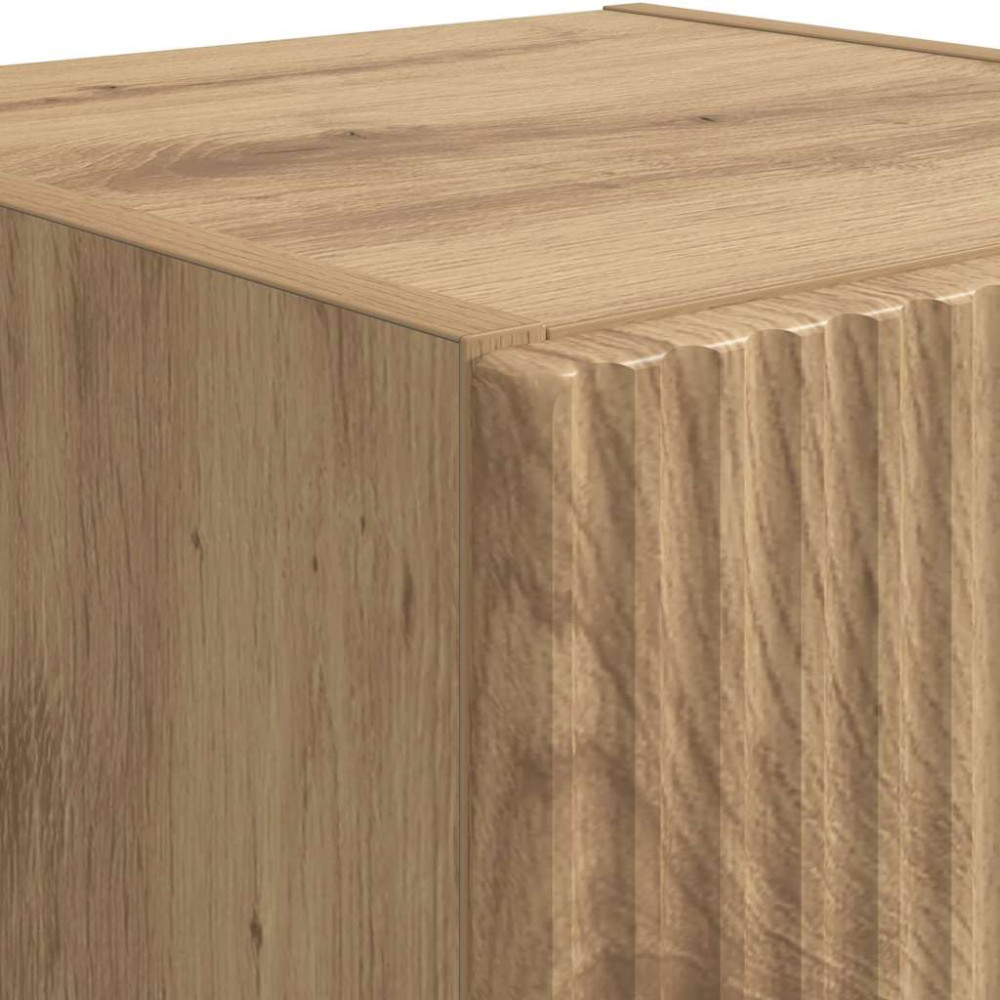 Produktbild för TV Vägghylla 2 pcs Artisan Ek Konstruerat trä