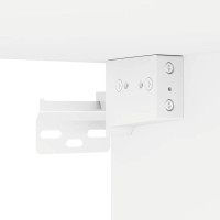 Produktbild för TV Vägghylla 2 pcs Vit 30 x 31 x 80 cm Konstruerat trä