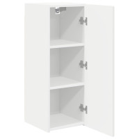Produktbild för TV Vägghylla 2 pcs Vit 30 x 31 x 80 cm Konstruerat trä