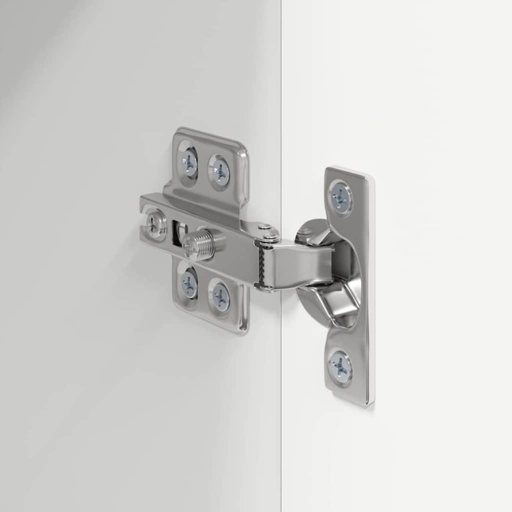 Produktbild för TV Vägghylla 2 pcs Vit 30 x 31 x 80 cm Konstruerat trä