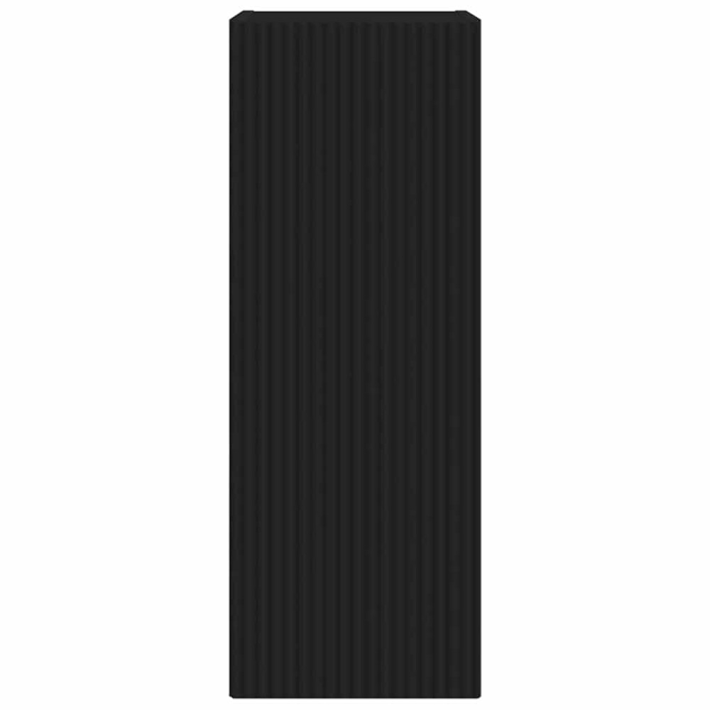 Produktbild för TV Vägghylla Väggmonterad Svart 30 x 31 x 80 cm Konstruerat trä