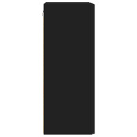 Produktbild för TV Vägghylla Väggmonterad Svart 30 x 31 x 80 cm Konstruerat trä