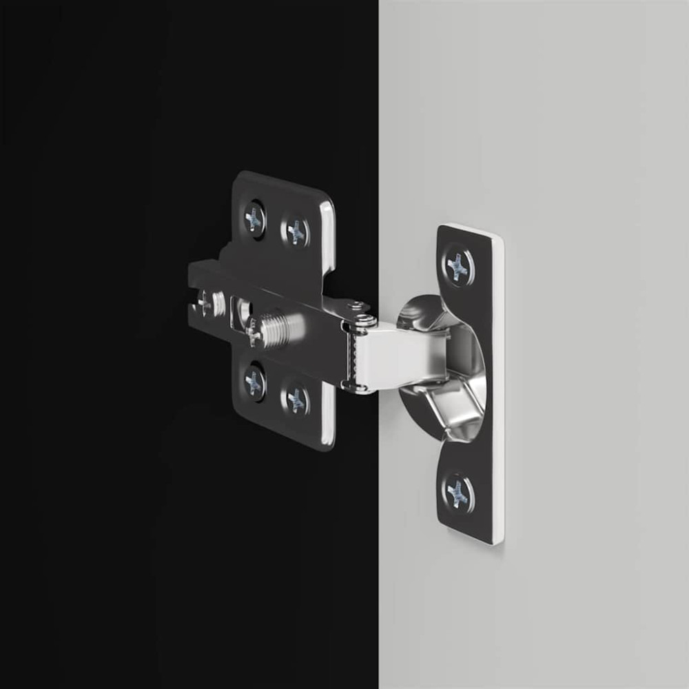 Produktbild för TV Vägghylla 2 pcs Svart 30 x 31 x 80 cm Konstruerat trä