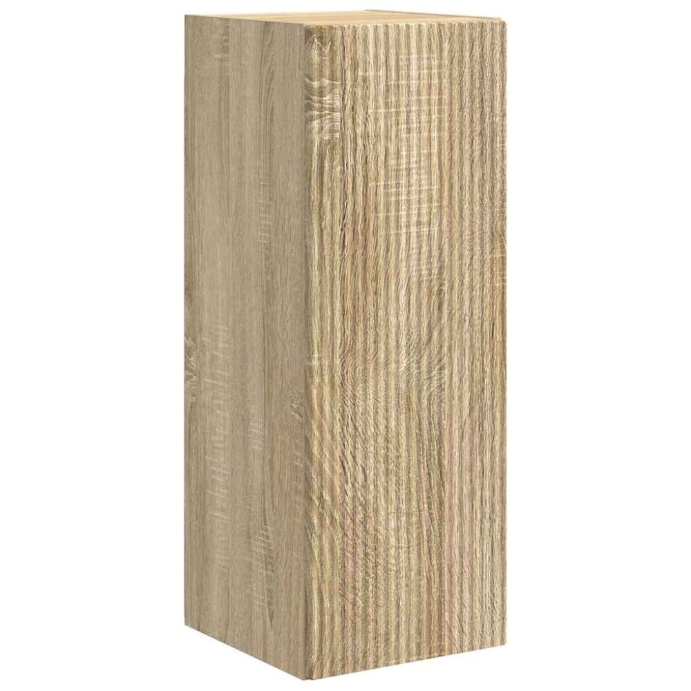 Produktbild för TV Vägghylla Sonoma 30 x 31 x 80 cm Konstruerat trä