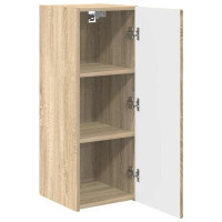 Produktbild för TV Vägghylla Sonoma 30 x 31 x 80 cm Konstruerat trä