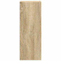 Produktbild för TV Vägghylla 2 pcs Sonoma 30 x 31 x 80 cm Konstruerat trä