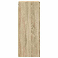 Produktbild för TV Vägghylla 2 pcs Sonoma 30 x 31 x 80 cm Konstruerat trä
