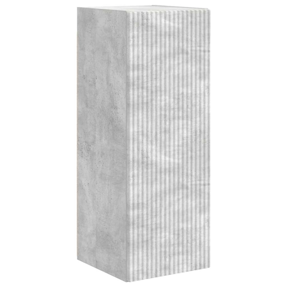 Produktbild för TV Vägghylla 2 pcs Betong 30 x 31 x 80 cm Konstruerat trä