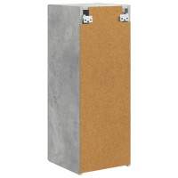 Produktbild för TV Vägghylla 2 pcs Betong 30 x 31 x 80 cm Konstruerat trä