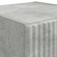 Produktbild för TV Vägghylla 2 pcs Betong 30 x 31 x 80 cm Konstruerat trä