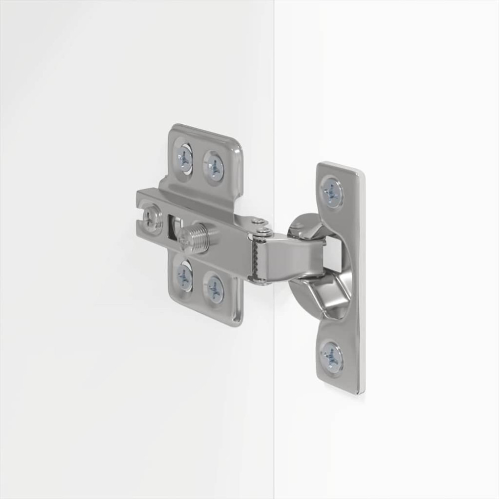 Produktbild för TV Vägghylla 2 pcs Glansig Vit 30 x 31 x 80 cm Konstruerat trä