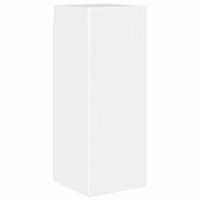 Produktbild för TV Vägghylla 2 pcs Glansig Vit 30 x 31 x 80 cm Konstruerat trä