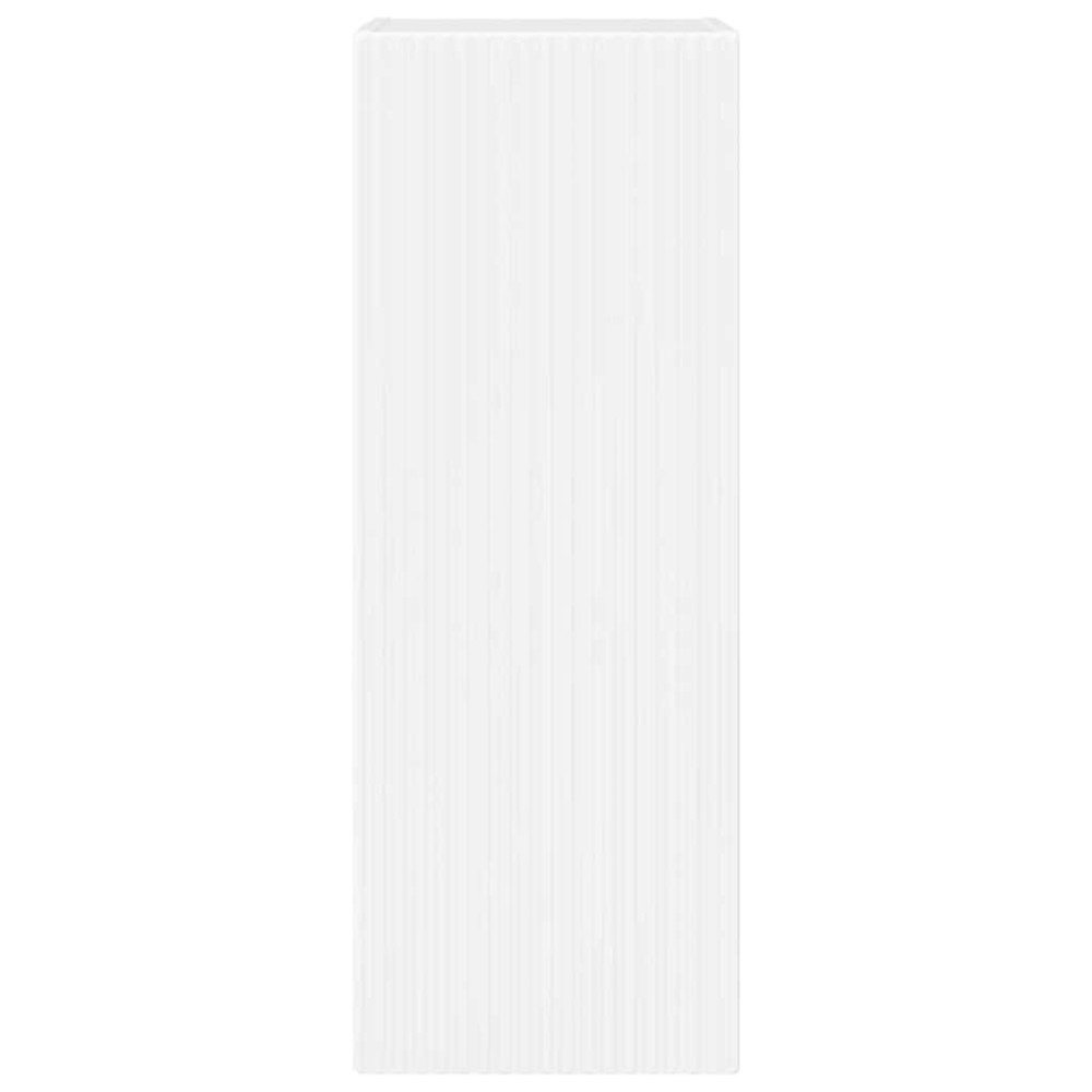 Produktbild för TV Vägghylla 2 pcs Glansig Vit 30 x 31 x 80 cm Konstruerat trä
