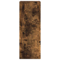 Produktbild för TV Vägghylla 2 pcs Rökt ek 30 x 31 x 80 cm Konstruerat trä