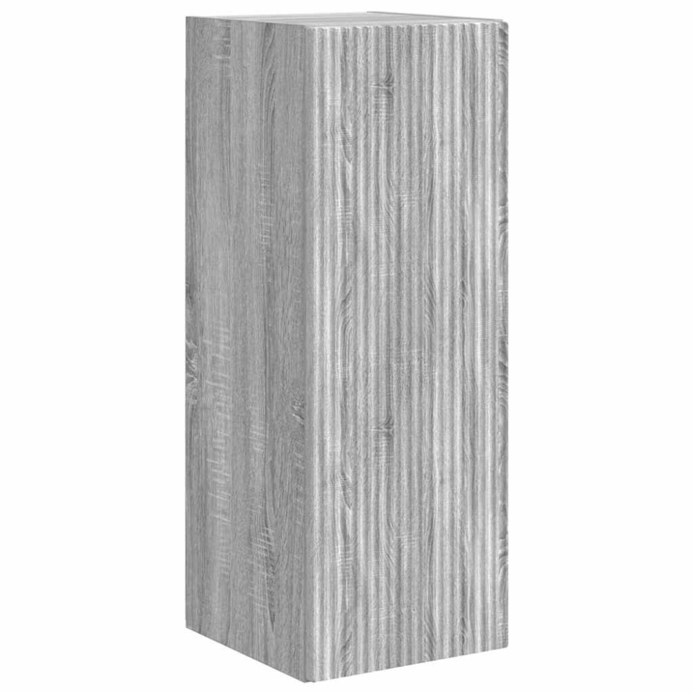 Produktbild för TV Vägghylla Grå Sonoma 30 x 31 x 80 cm Konstruerat trä