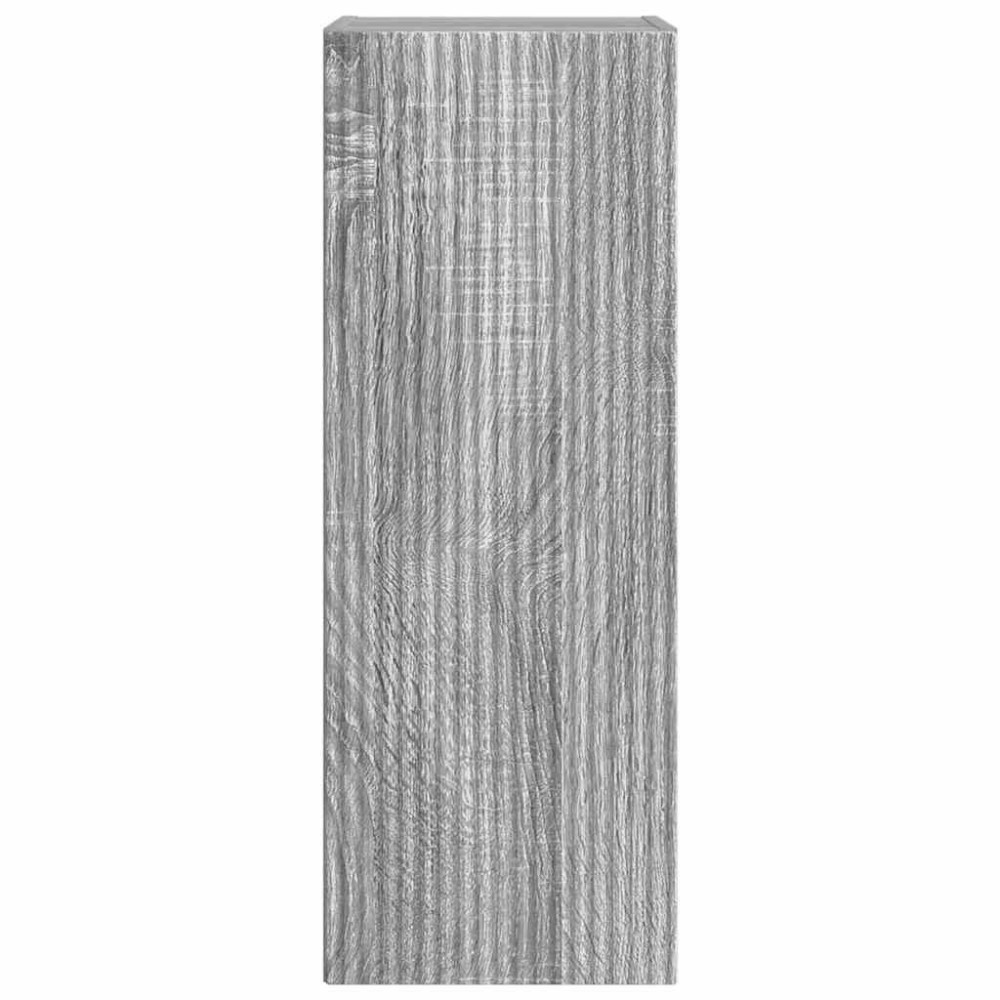 Produktbild för TV Vägghylla Grå Sonoma 30 x 31 x 80 cm Konstruerat trä