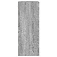Produktbild för TV Vägghylla 2 pcs Grå Sonoma 30 x 31 x 80 cm Konstruerat trä