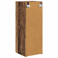 Produktbild för TV Vägghylla Gammalt trä 30 x 31 x 80 cm Konstruerat trä
