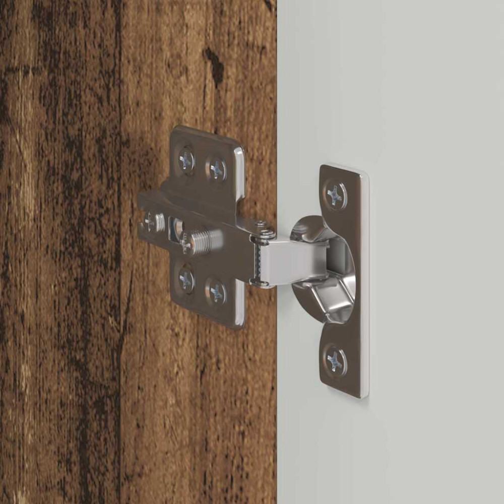 Produktbild för TV Vägghylla 2 pcs Gammalt trä 30 x 31 x 80 cm Konstruerat trä