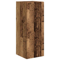 Produktbild för TV Vägghylla 2 pcs Gammalt trä 30 x 31 x 80 cm Konstruerat trä
