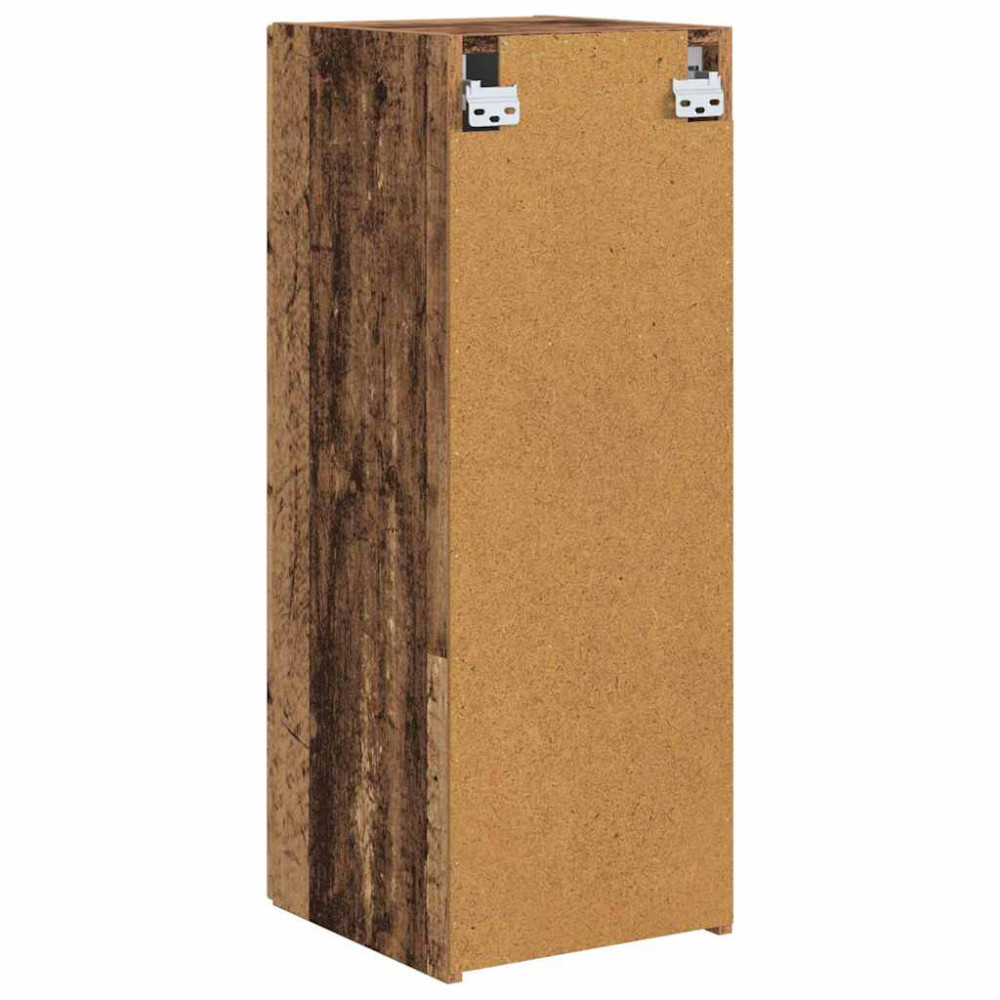Produktbild för TV Vägghylla 2 pcs Gammalt trä 30 x 31 x 80 cm Konstruerat trä