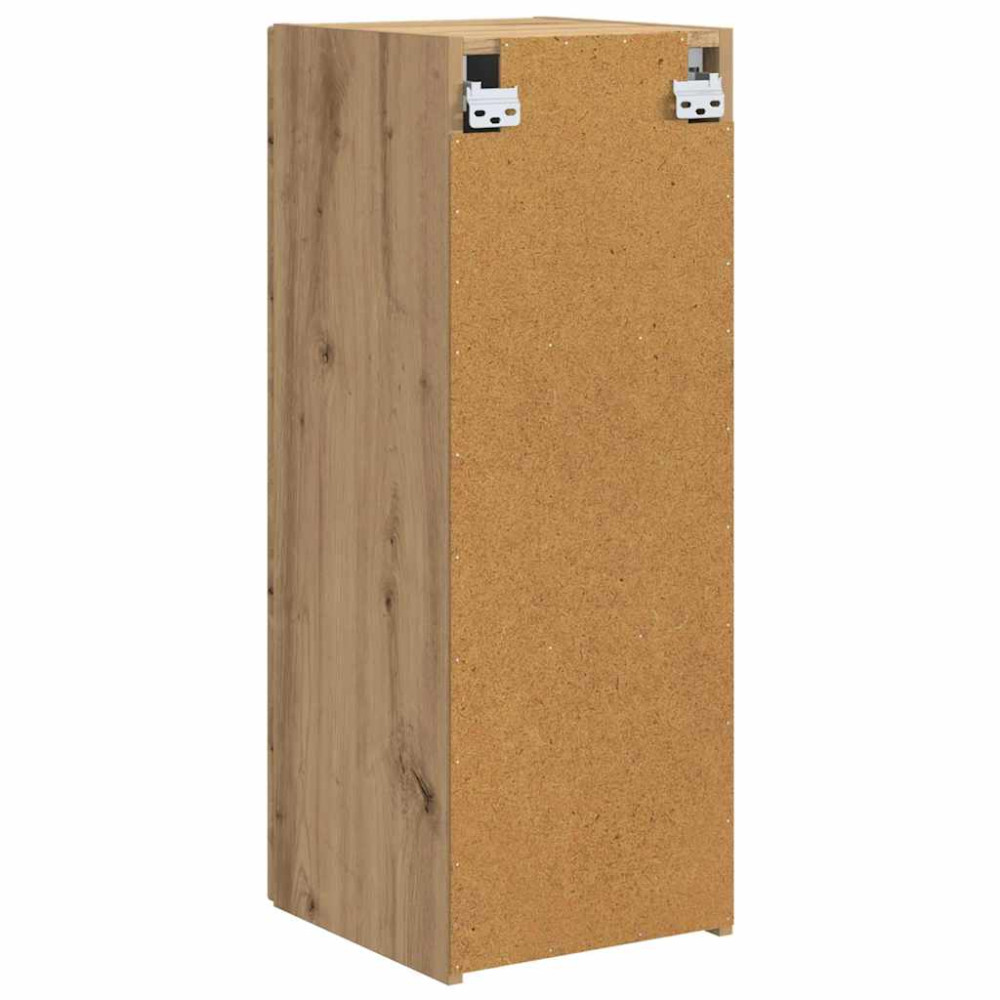 Produktbild för TV Vägghylla 30 x 31 x 80 cm Artisan Ek Konstruerat trä