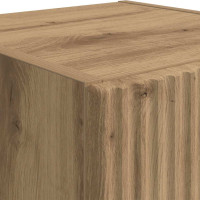 Produktbild för TV Vägghylla 30 x 31 x 80 cm Artisan Ek Konstruerat trä