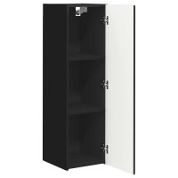 Produktbild för TV Vägghylla Svart 30 x 31 x 100 cm Konstruerat trä