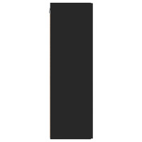 Produktbild för TV Vägghylla 2 pcs Svart 30 x 31 x 100 cm Konstruerat trä