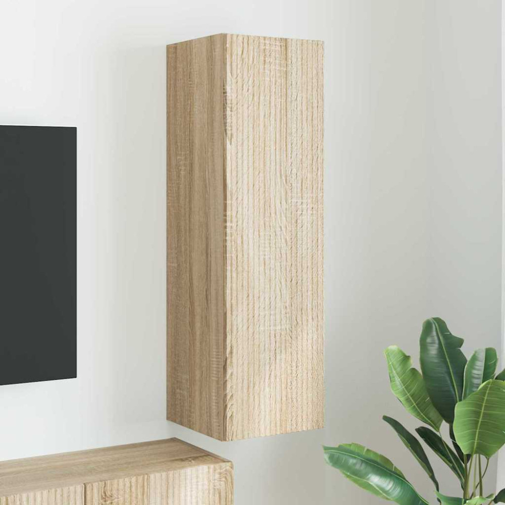 Produktbild för TV Vägghylla Sonoma 30 x 31 x 100 cm Konstruerat trä