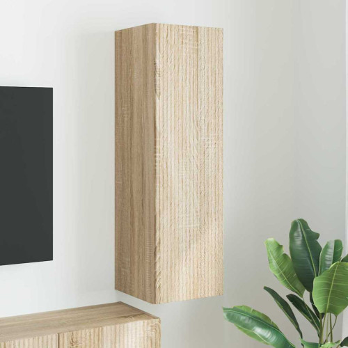vidaXL TV Vägghylla Sonoma 30 x 31 x 100 cm Konstruerat trä