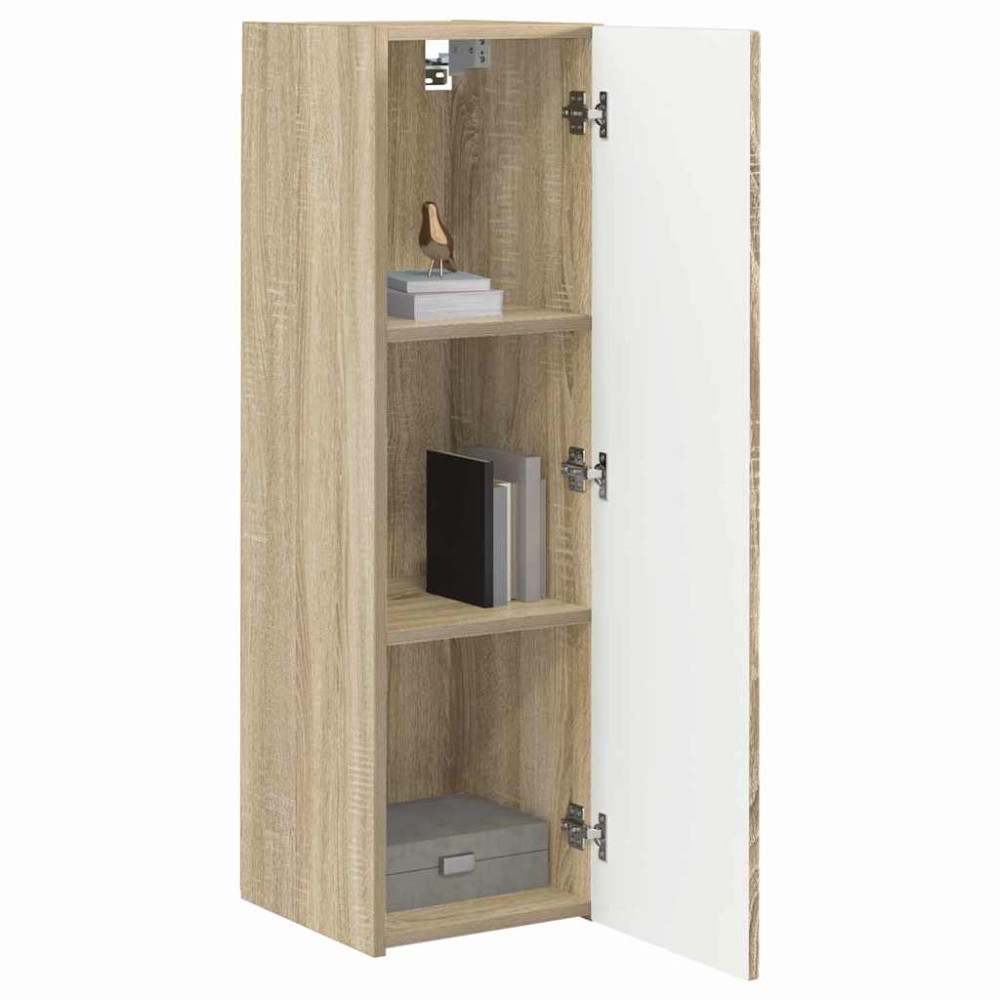 Produktbild för TV Vägghylla Sonoma 30 x 31 x 100 cm Konstruerat trä