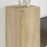 Produktbild för TV Vägghylla Sonoma 30 x 31 x 100 cm Konstruerat trä
