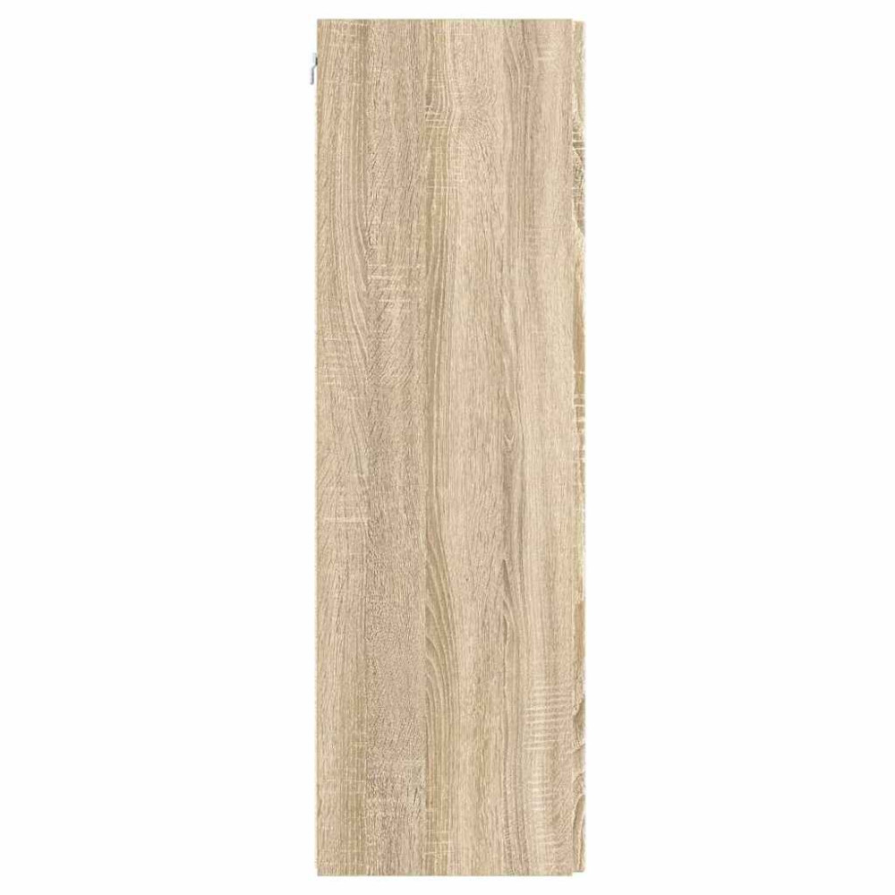 Produktbild för TV Vägghylla 2 pcs Sonoma 30 x 31 x 100 cm Konstruerat trä