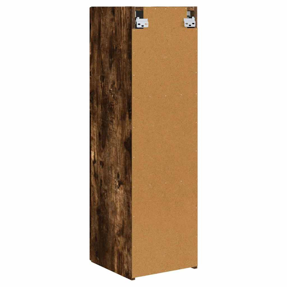 Produktbild för TV Vägghylla Rökt ek 30 x 31 x 100 cm Konstruerat trä