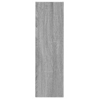 Produktbild för TV Vägghylla 2 pcs Grå Sonoma 30 x 31 x 100 cm Konstruerat trä