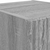 Produktbild för TV Vägghylla 2 pcs Grå Sonoma 30 x 31 x 100 cm Konstruerat trä