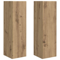 Produktbild för TV Vägghylla 2 pcs Artisan Ek Konstruerat trä