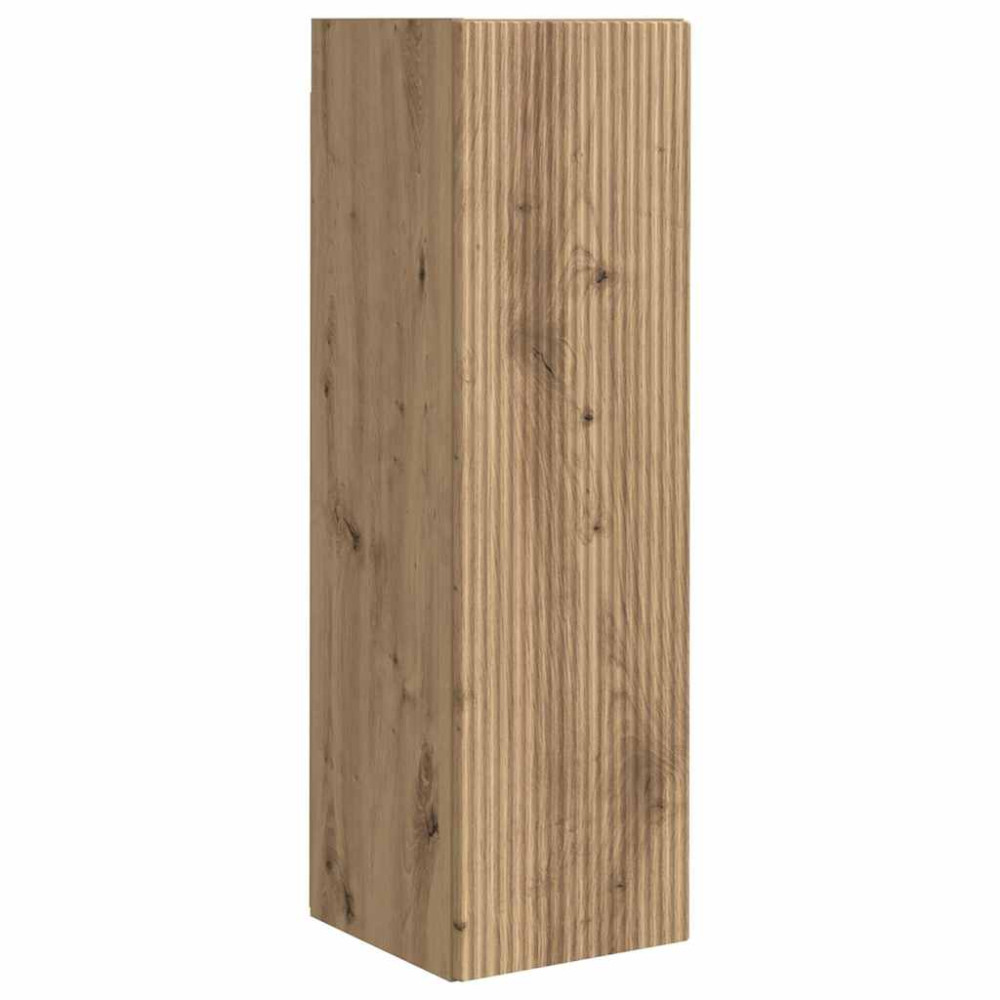 Produktbild för TV Vägghylla 2 pcs Artisan Ek Konstruerat trä