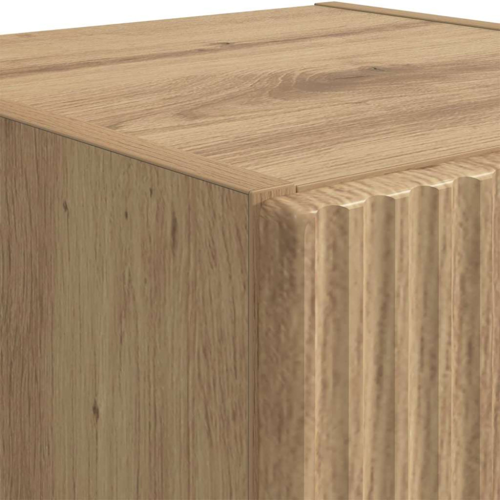 Produktbild för TV Vägghylla 2 pcs Artisan Ek Konstruerat trä