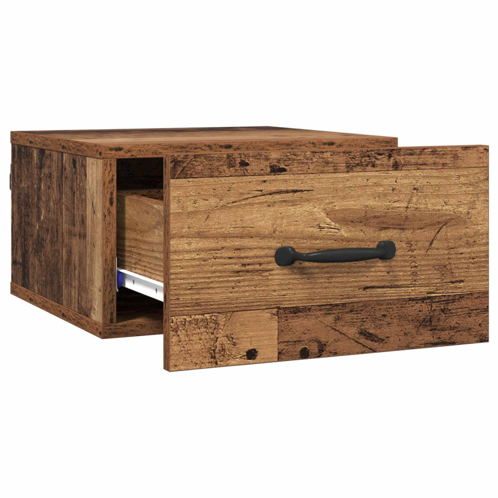 Produktbild för Nattduksbord Gammalt trä 35 x 35 x 20 cm Konstruerat trä