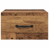 Produktbild för Nattduksbord Gammalt trä 35 x 35 x 20 cm Konstruerat trä
