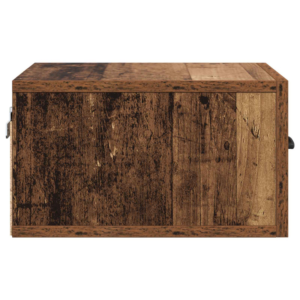 Produktbild för Nattduksbord Gammalt trä 35 x 35 x 20 cm Konstruerat trä