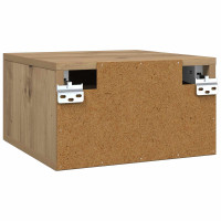 Produktbild för Nattduksbord Artisan Ek 35 x 35 x 20 cm Konstruerat trä